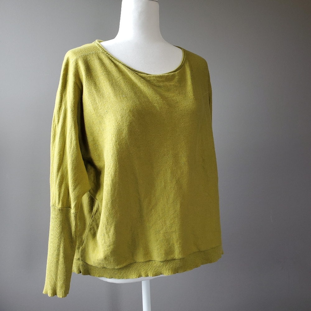 Eileen Fisher Chartreuse sweater
